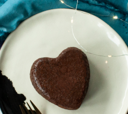 Traditional Heart Rum Cake